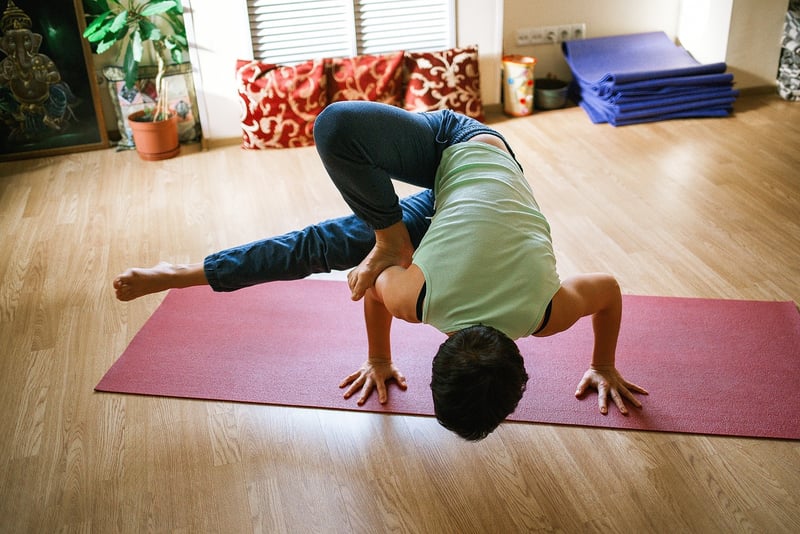 Sun Salutation yoga pose